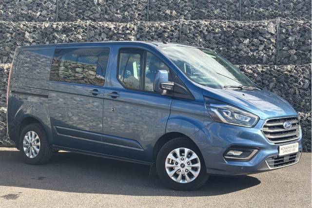 Ford Transit Custom 2.0 Transit Custom Limited Crew Van Double Cab 5dr Diesel Auto L1H1 (6 Seat) (170 ps) Crew Van Diesel Blue